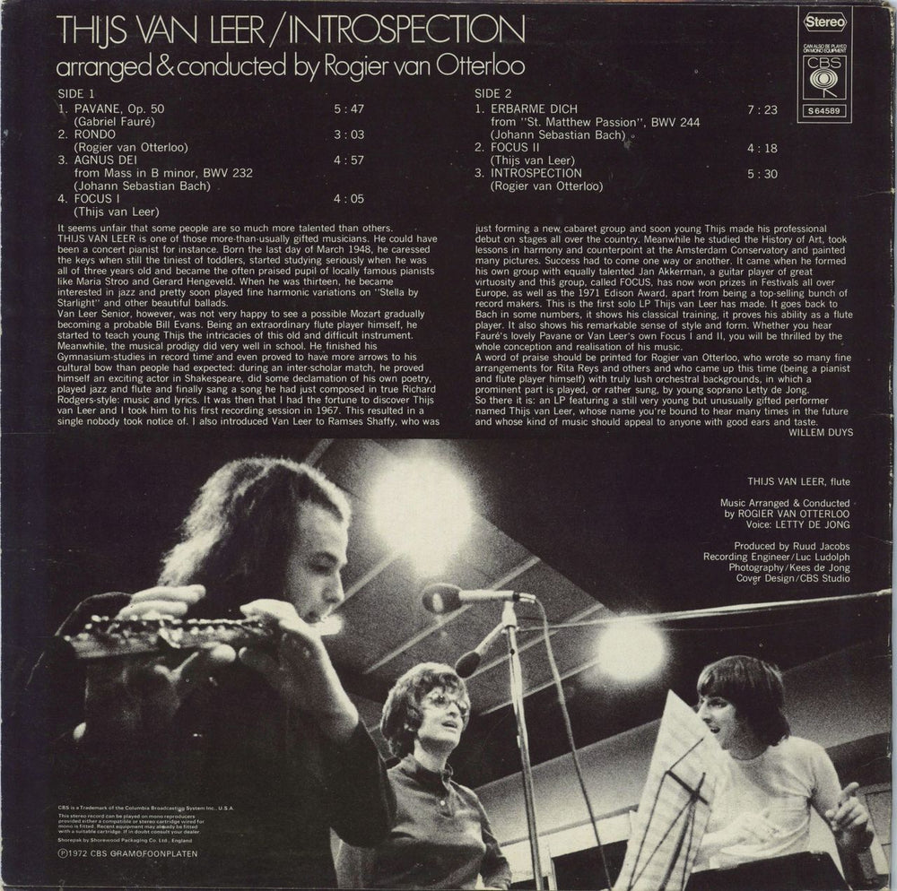 Thijs Van Leer Introspection + Introspection 2 UK 2-LP vinyl record set (Double LP Album) VNL2LIN793794