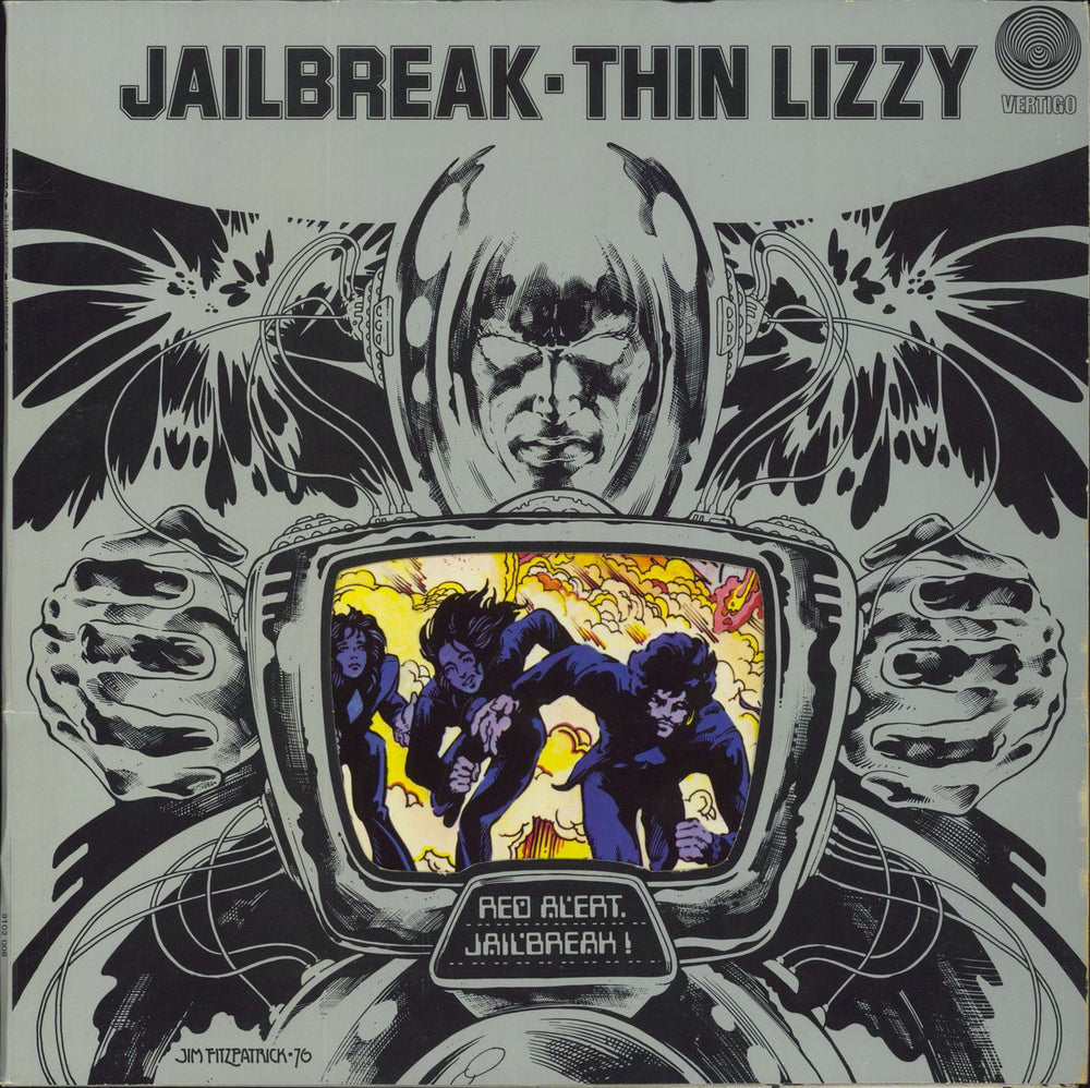 Thin Lizzy Jailbreak - 2nd - EX UK vinyl LP album (LP record) 9102008