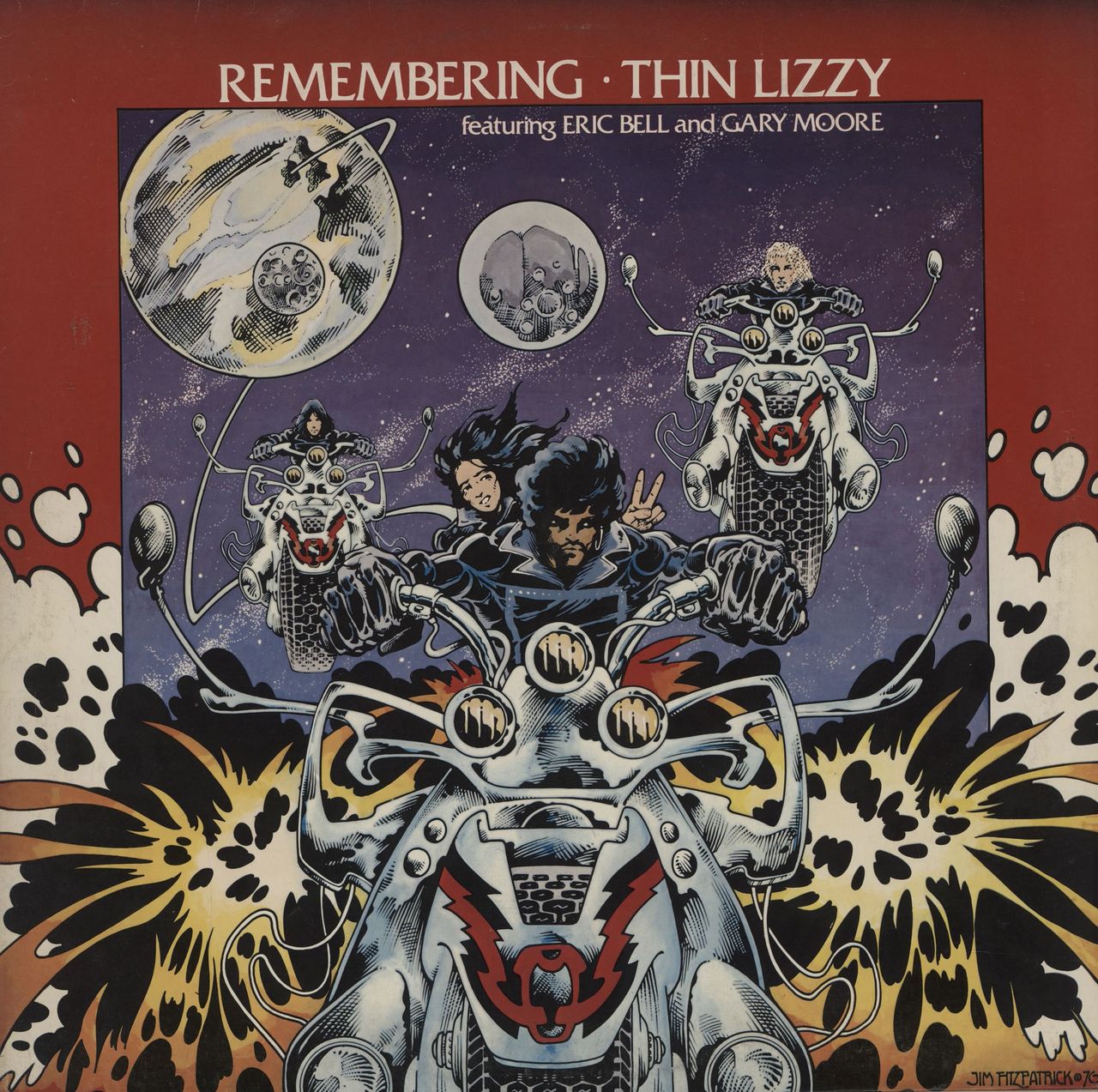 Thin Lizzy Remembering German 2-LP vinyl record set (Double LP Album) 6.28377