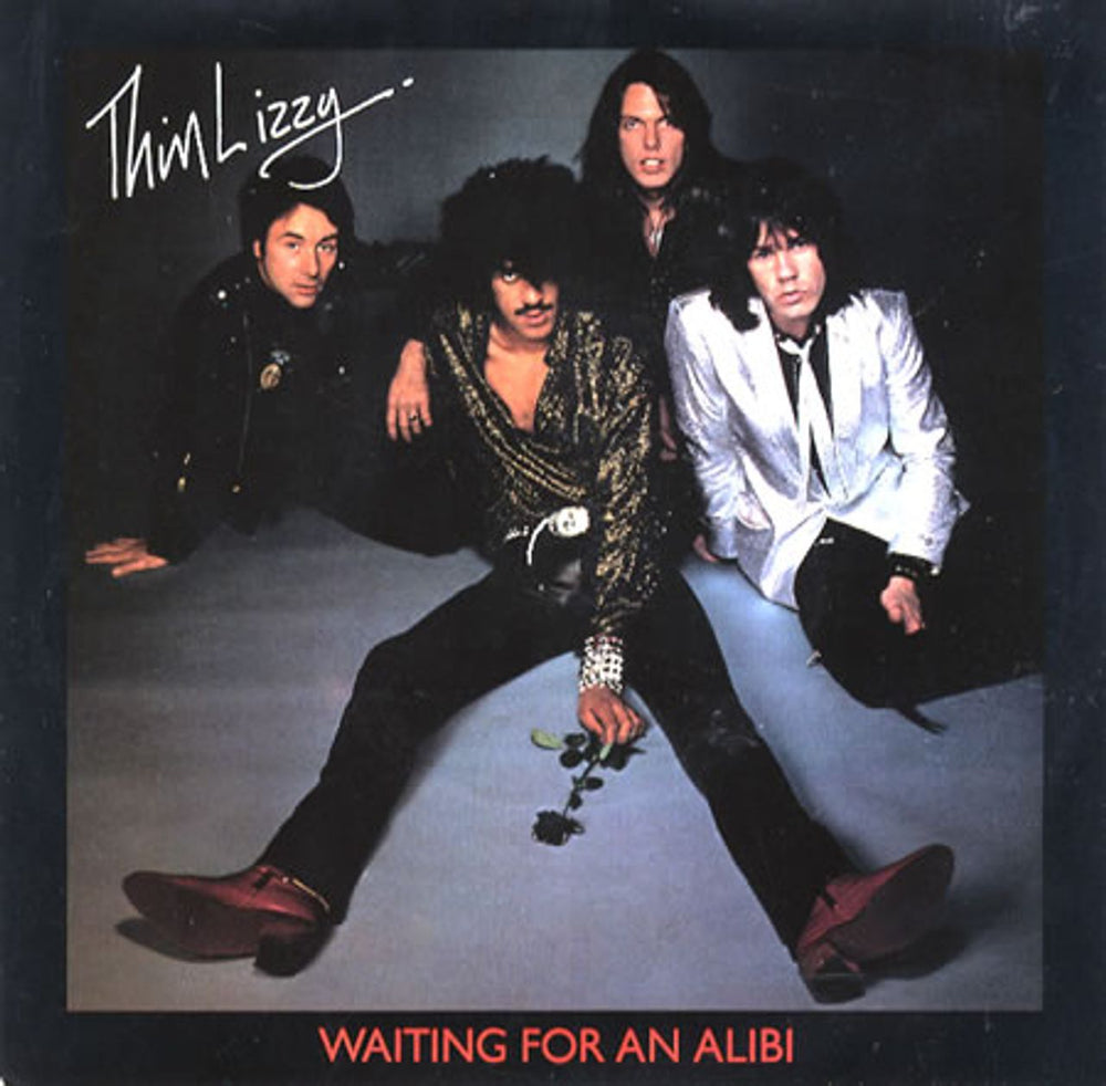 Thin Lizzy Waiting For An Alibi - P/S UK 7" vinyl single (7 inch record / 45) LIZZY003