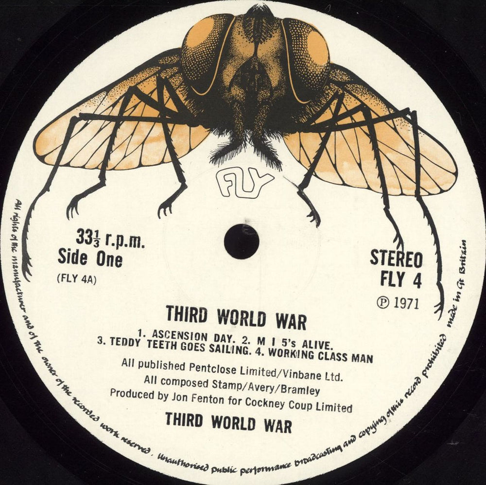 Third World War Third World War + Insert - VG UK vinyl LP album (LP record) TWWLPTH691955