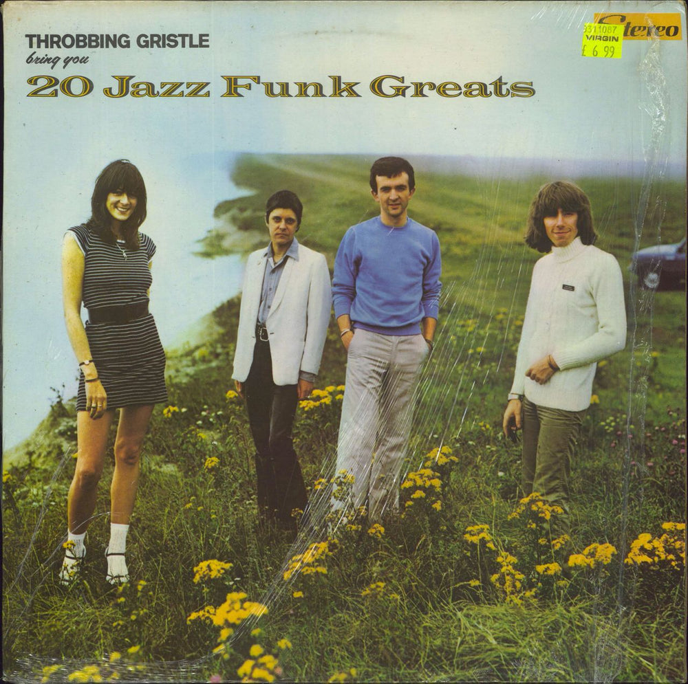 Throbbing Gristle 20 Jazz Funk Greats - Shrink UK vinyl LP album (LP record) MIR003