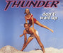 Thunder Don't Wait Up - jewel case UK CD single (CD5 / 5") RAWX1019