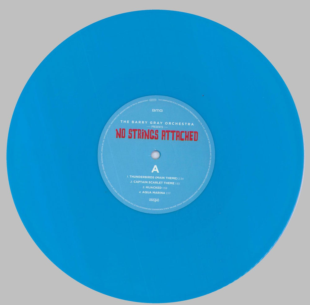 Thunderbirds No Strings Attached - RSD - Blue Vinyl UK 10" vinyl single (10 inch record) UDB10NO829773