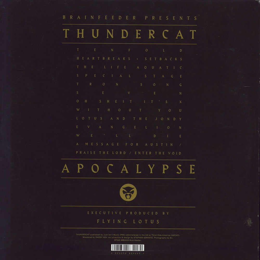 Thundercat Apocalypse - 180 Gram Red Vinyl + Shrink UK 2-LP vinyl record set (Double LP Album) 5021392834160