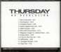 Thursday No Devolucion US Promo CD-R acetate CD-R ACETATE