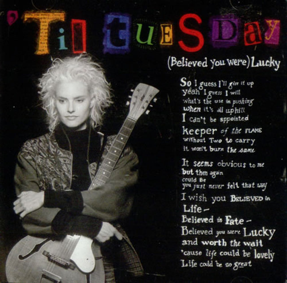 Til Tuesday [Believed You Were] Lucky US Promo CD single (CD5 / 5") ESK1298