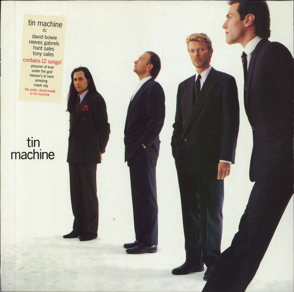 Tin Machine Tin Machine - EX German vinyl LP album (LP record) 1C064-7919901