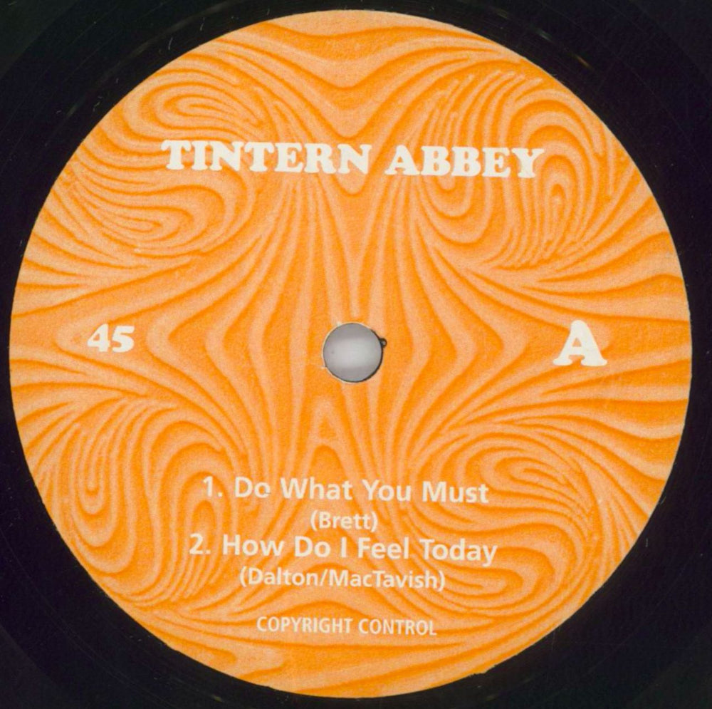 Tintern Abbey Do What You Must UK 7" vinyl single (7 inch record / 45) T8Y07DO818784