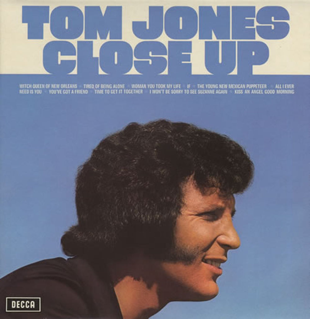 Tom Jones Close Up UK vinyl LP album (LP record) SKL5132