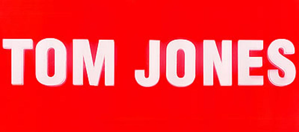 Tom Jones Tom Jones - Promo Instore Banner UK Promo display PROMO BANNER