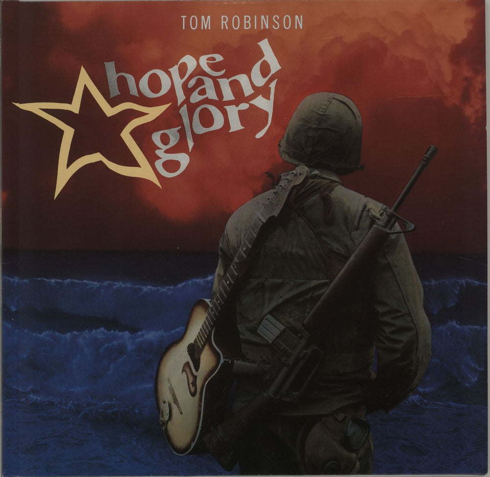 Tom Robinson Hope And Glory German vinyl LP album (LP record) ZL70483