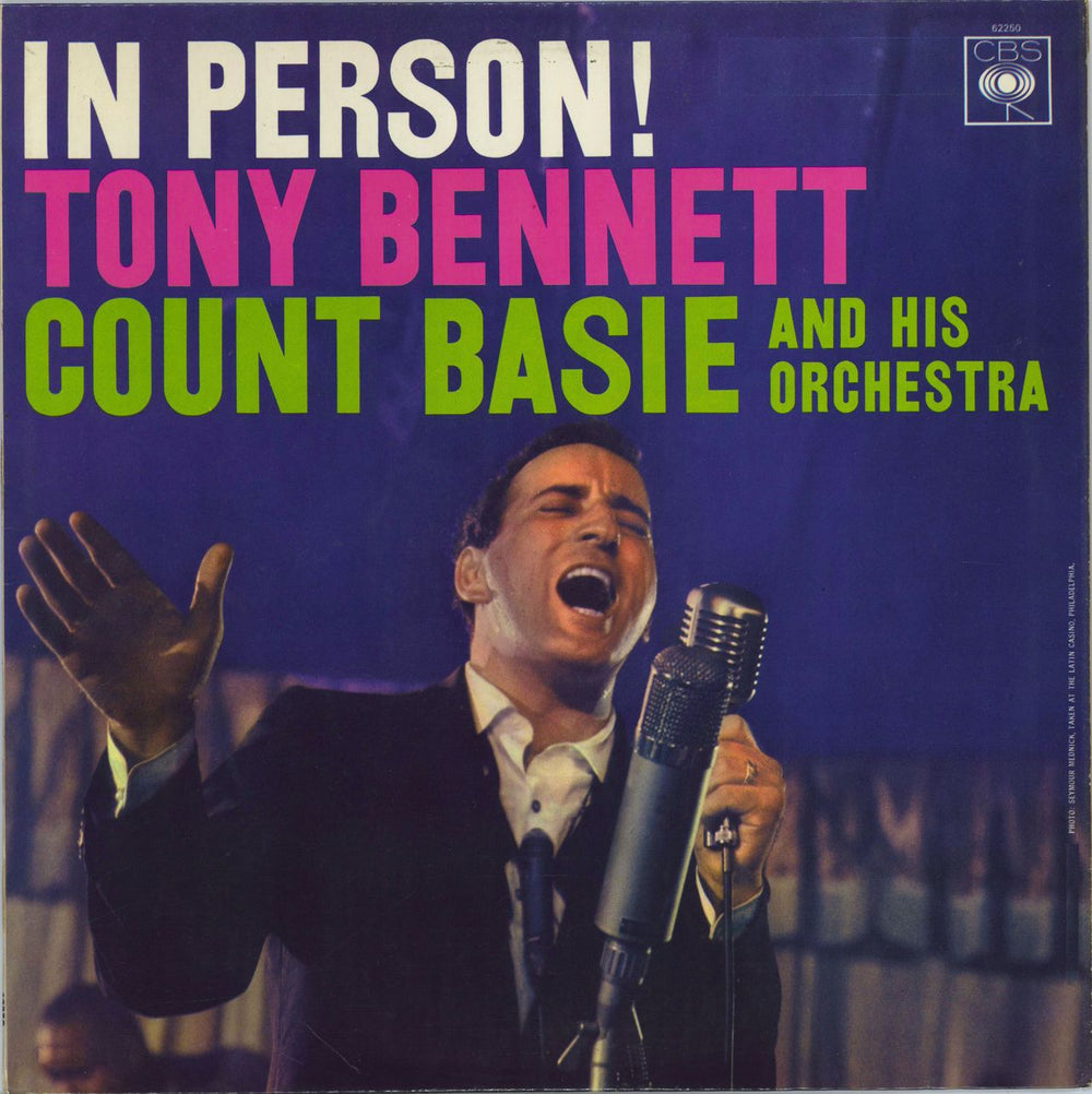 Tony Bennett & Count Basie In Person! UK vinyl LP album (LP record) SBPG62250