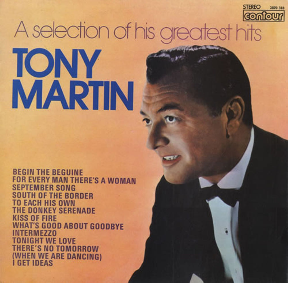 Tony Martin A Selection Of His Greatest Hits UK vinyl LP album (LP record) 2870318