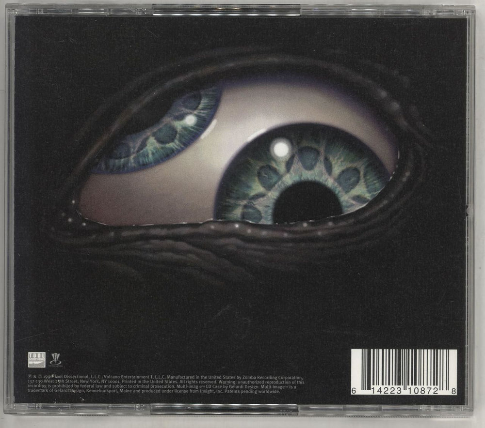 Tool Aenima - 3-D Lenticular Sleeve - 2nd US CD album (CDLP) OOTCDAE265335