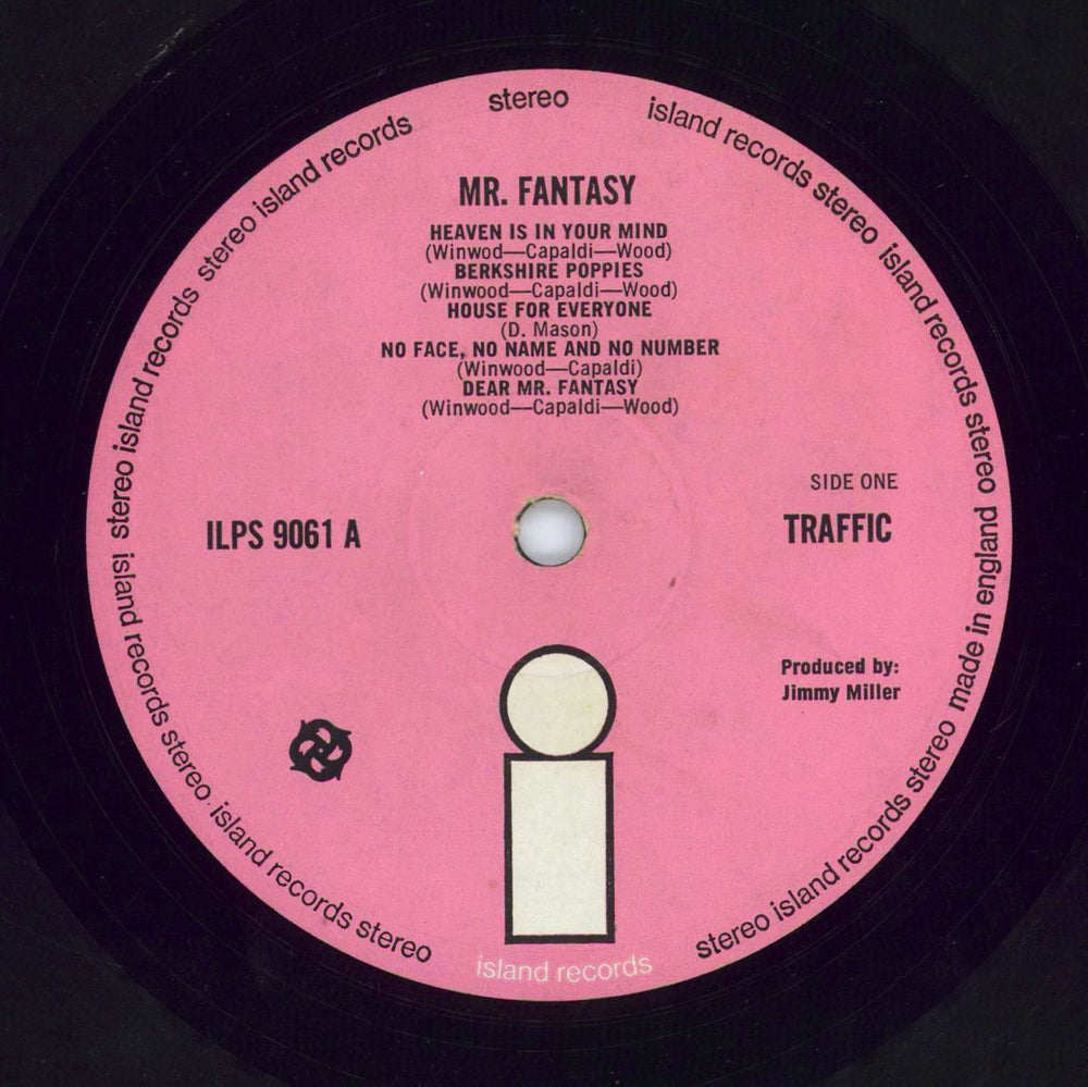 Traffic Mr Fantasy - 2nd - VG/EX UK vinyl LP album (LP record) TRFLPMR770230