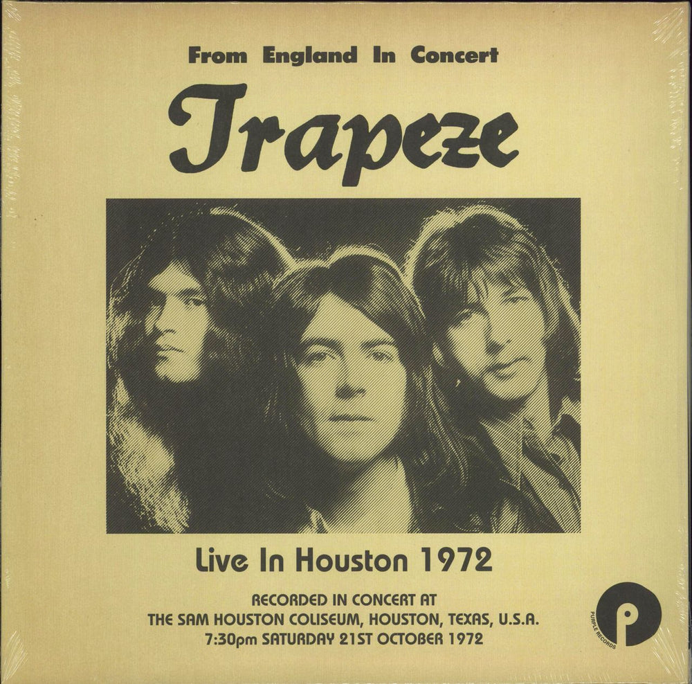 Trapeze Live In Houston 1972 - RSD 2021 - Sealed UK 2-LP vinyl record set (Double LP Album) PURPLELP025D