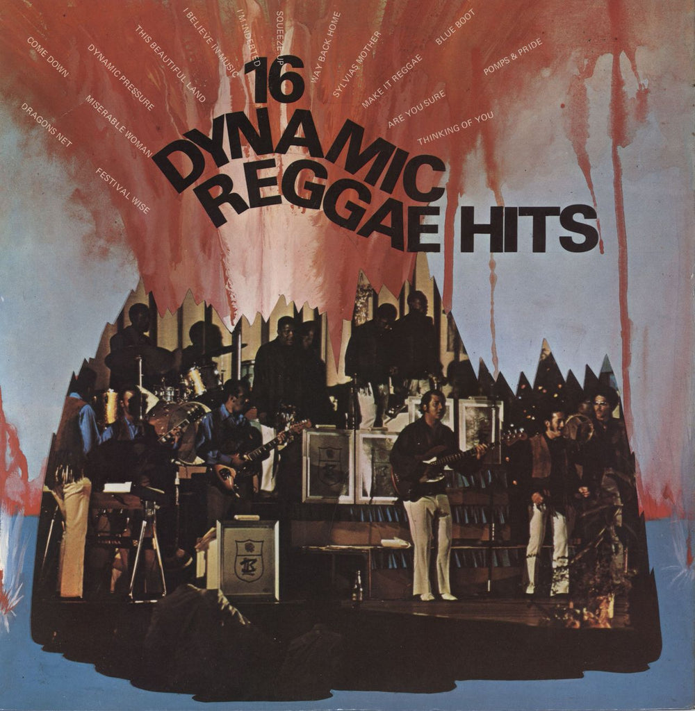 Trojan Records 16 Dynamic Reggae Hits UK vinyl LP album (LP record) TBL191