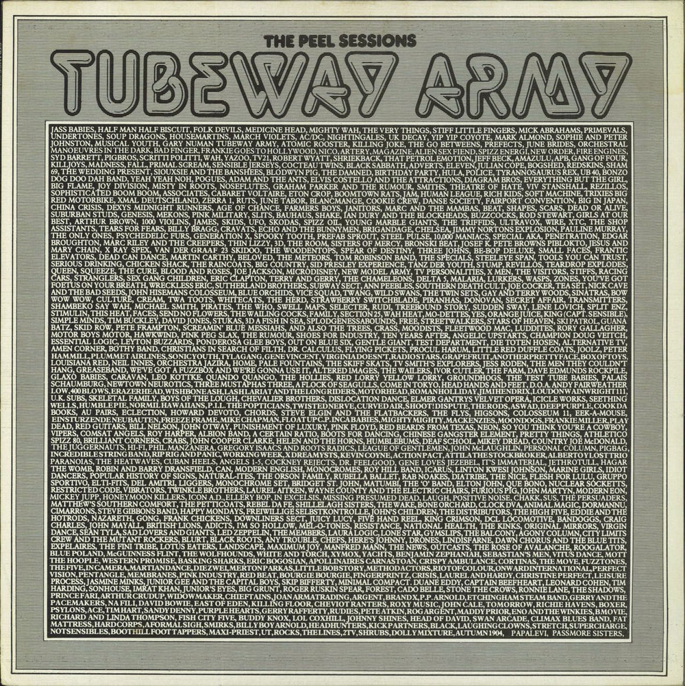 Tubeway Army The Peel Sessions UK 12" vinyl single (12 inch record / Maxi-single) SFPS032