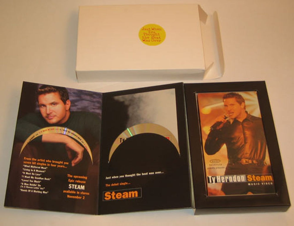 Ty Herndon Steam US Promo CD Single Box Set PROMOTIONAL BOXSET