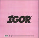 Tyler, The Creator Igor + Poster & Sticker US vinyl LP album (LP record) 190759652213