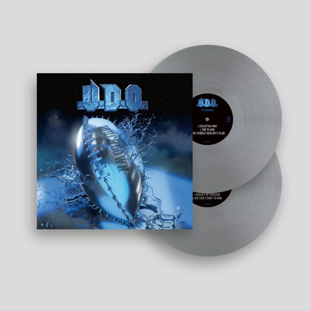 U.D.O. Touchdown - Silver Vinyl - Sealed UK 2-LP vinyl record set (Double LP Album) AFR0095V