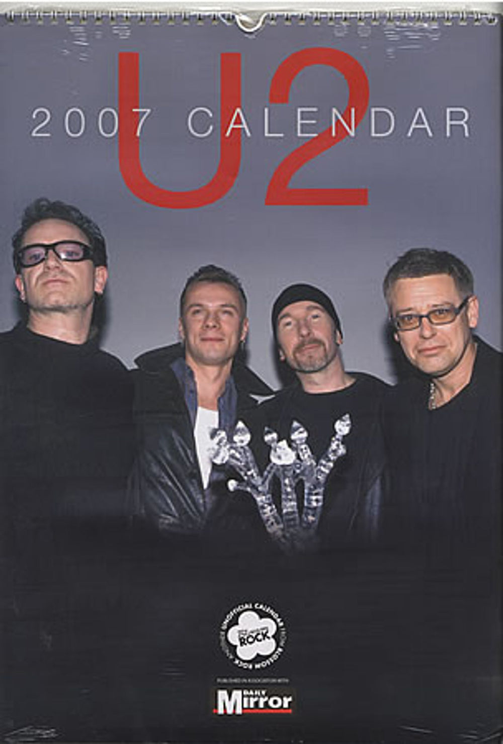 U2 2007 Calendar UK calendar