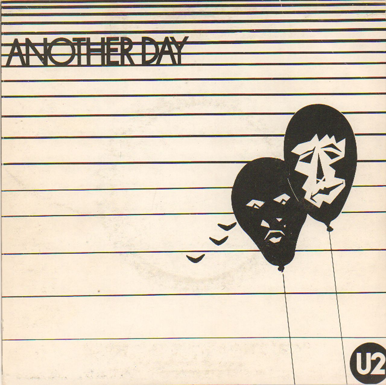 U2 Another Day -  Orange Label - 3rd Irish 7" vinyl single (7 inch record / 45) CBS8306
