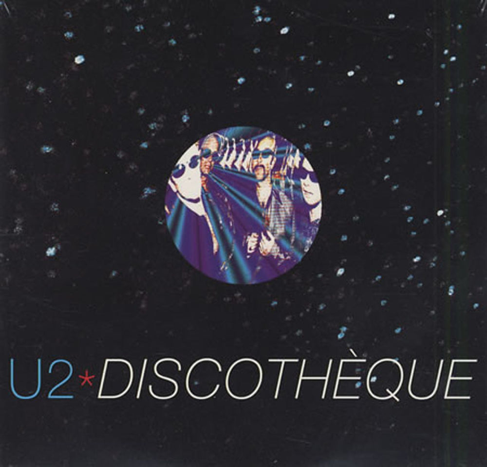 U2 Discotheque - Flat Card picture sleeve US CD single (CD5 / 5") 422-854774-2