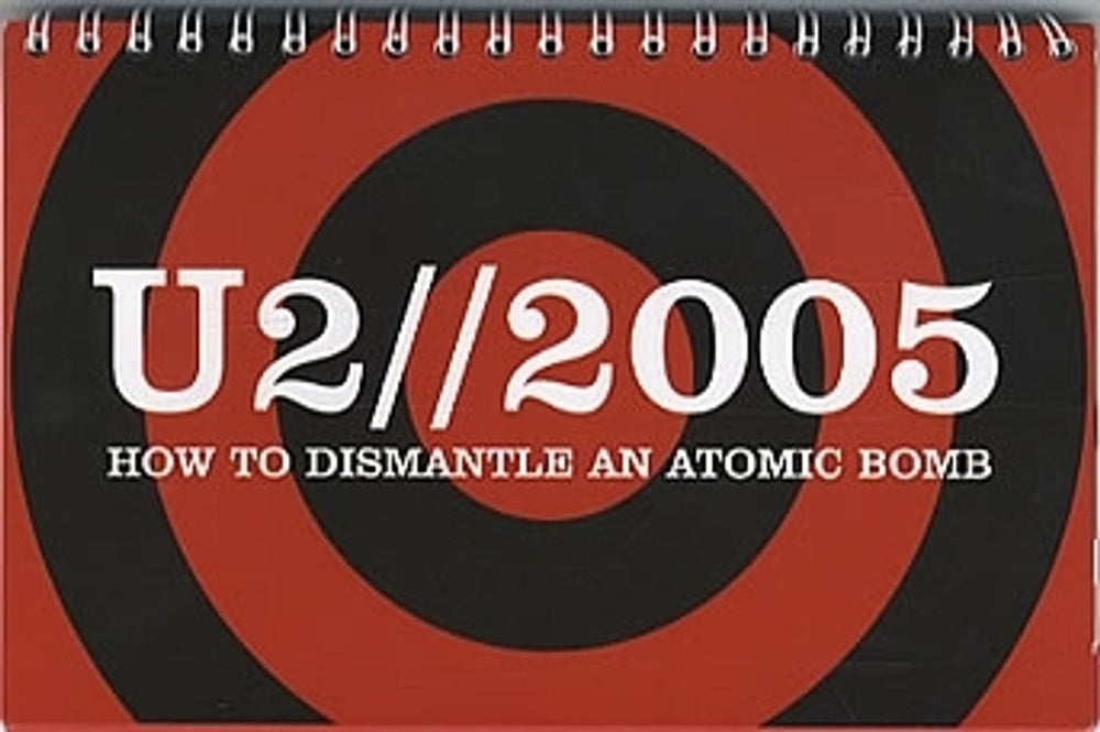 U2 How To Dismantle An Atomic Bomb UK Promo calendar DESK CALENDAR