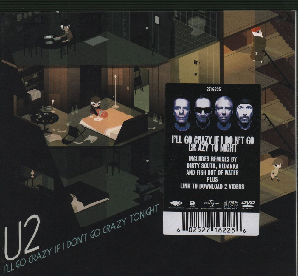 U2 I'll Go Crazy If I Don't Go Crazy Tonight - Sealed UK CD single (CD5 / 5") U-2C5IL661743