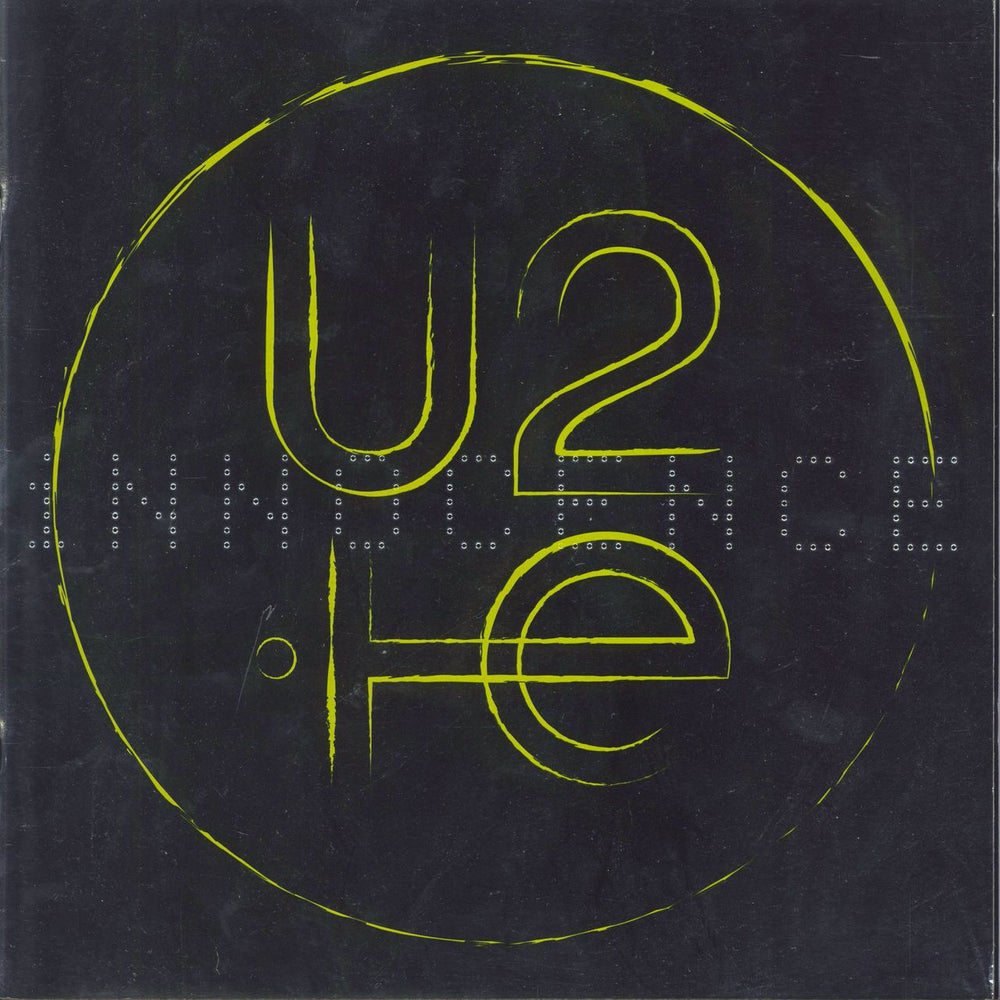U2 Innocence & Experience Tour + Bag UK tour programme TOUR PROGRAMME