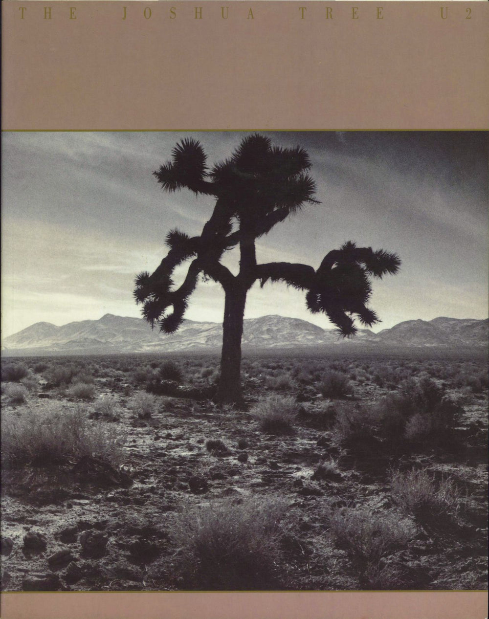 U2 The Joshua Tree - EX UK tour programme TOUR PROGRAMME