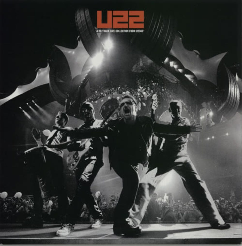 U2 U22 - A 22 Track Live Collection From U2360o UK 2 CD album set (Double CD) U2.COM7