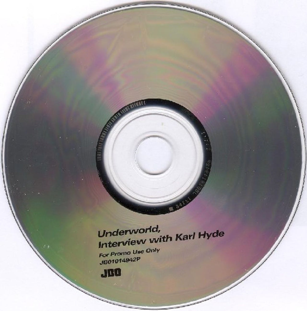 Underworld Interview With Karl Hyde + CD-Rom UK Promo 2 CD album set (Double CD)