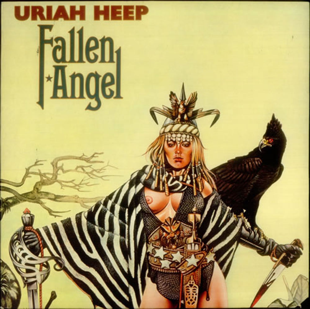 Uriah Heep Fallen Angel US vinyl LP album (LP record) CHR1204