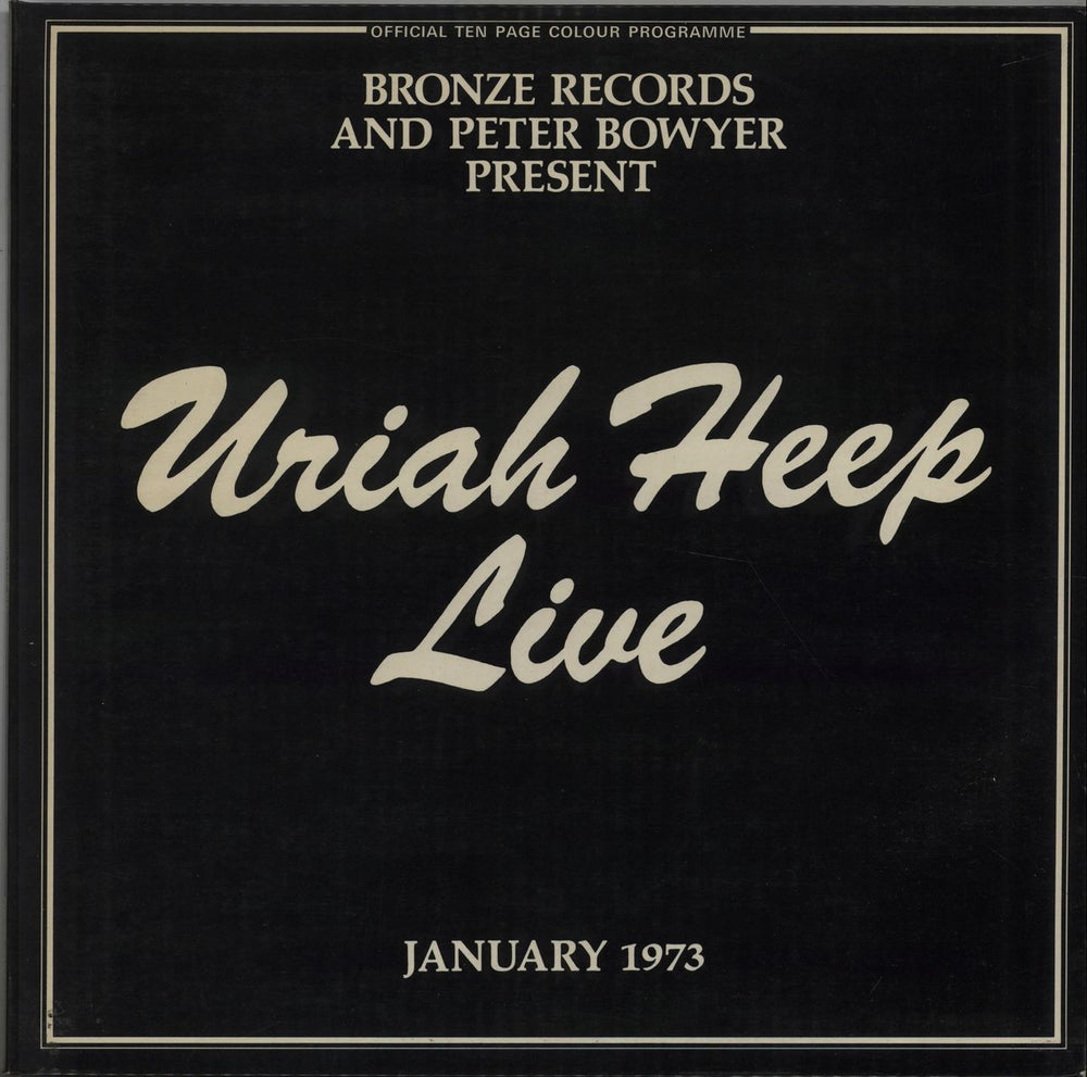 Uriah Heep Live + Inners UK 2-LP vinyl record set (Double LP Album) ISLD1