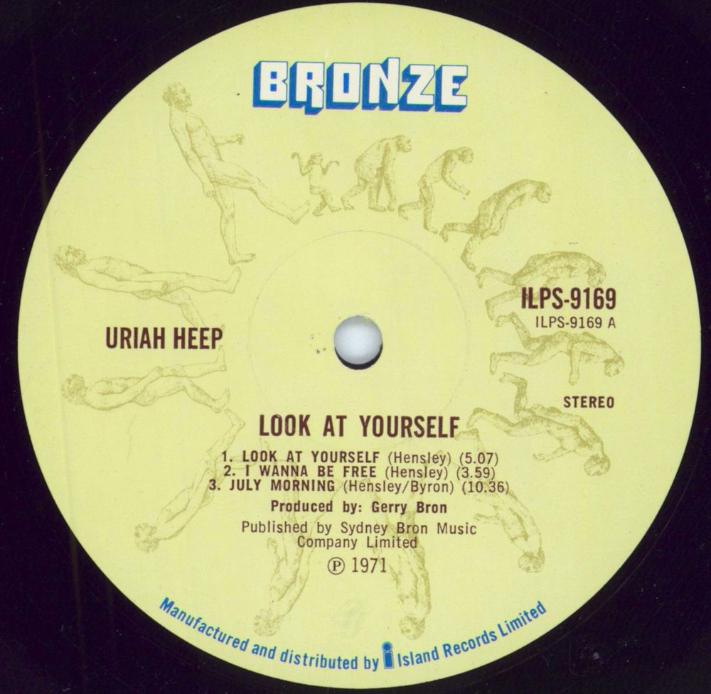 Uriah Heep Look At Yourself - 1st [a] - EX UK vinyl LP album (LP record) URILPLO799266