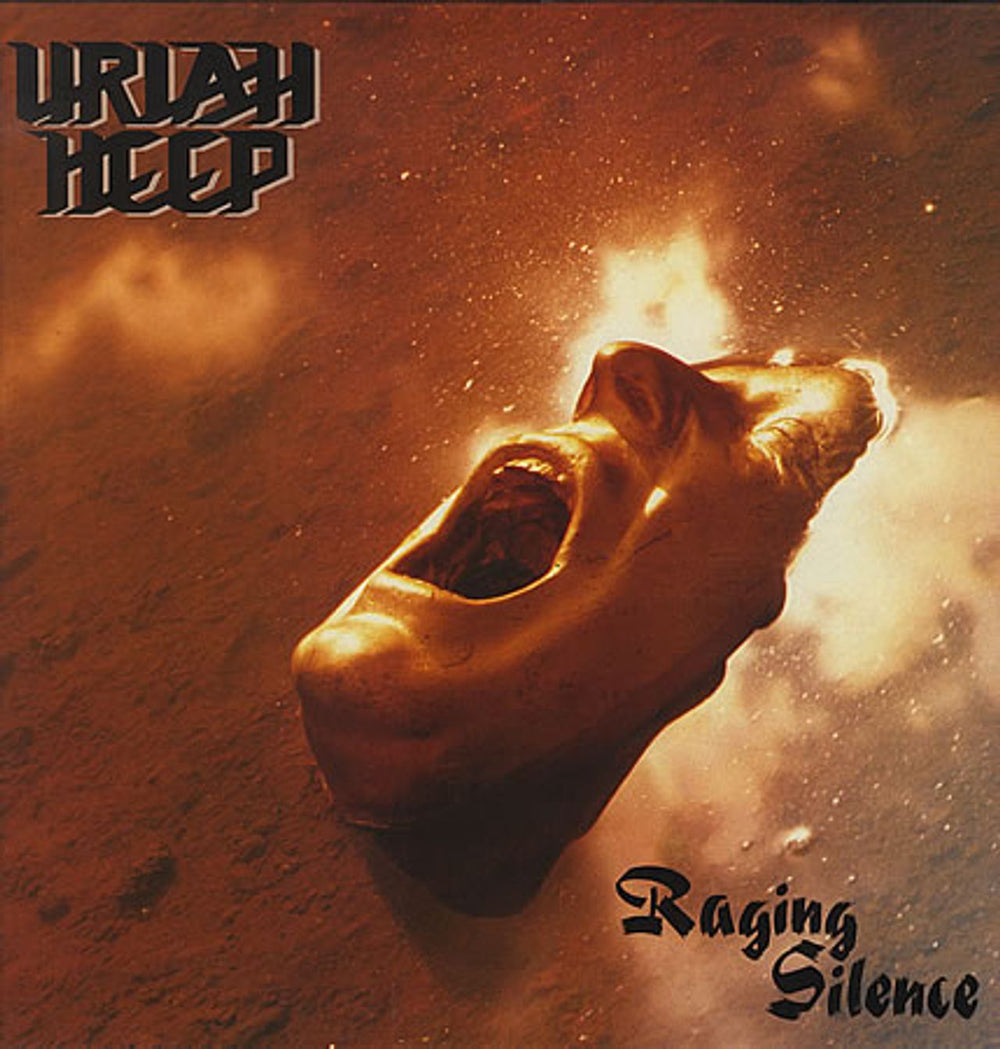 Uriah Heep Raging Silence UK vinyl LP album (LP record) LLP120