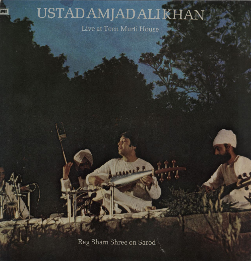 Ustad Amjad Ali Khan Live At Teen Murti House Indian vinyl LP album (LP record) ECLP2887