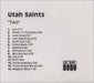Utah Saints Two UK Promo CD-R acetate CD ACETATE