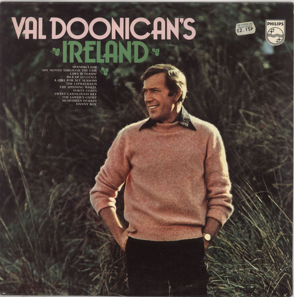 Val Doonican Val Doonican's Ireland UK vinyl LP album (LP record) 6326008