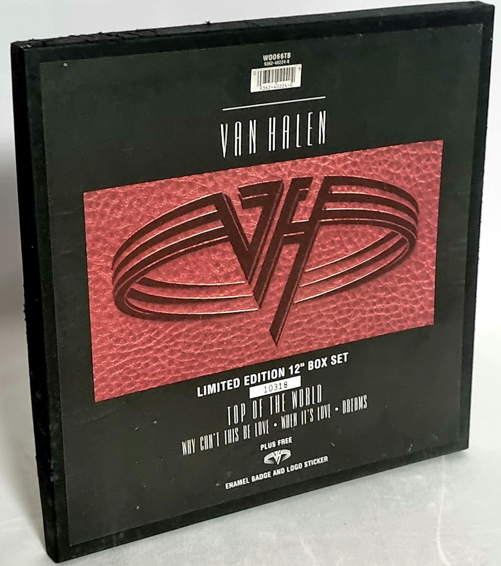 Van Halen Top Of The World - Complete - EX UK Vinyl Box Set W0066TB