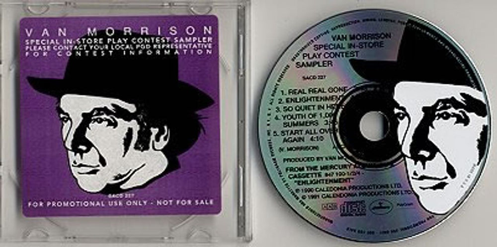 Van Morrison Special In-store Contest Sampler US Promo CD single (CD5 / 5") SACD227