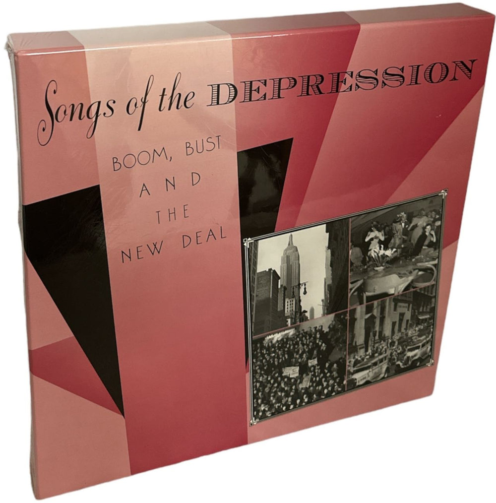 Various-40s/Big Band & Swing Songs Of The Depression: Boom, Bust And The New Deal - Sealed UK CD Album Box Set BCD16029DK