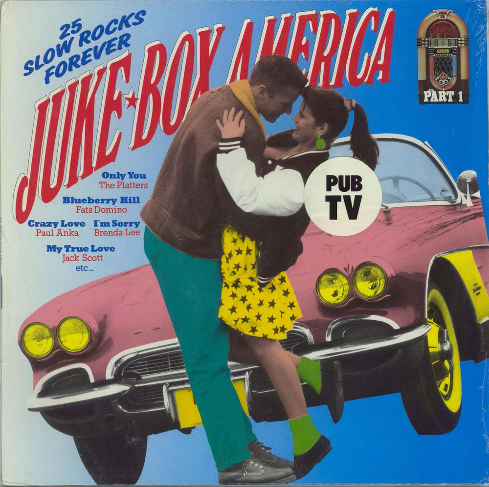 Various-50s/Rock & Roll/Rockabilly Juke Box America French 2-LP vinyl record set (Double LP Album) 911525