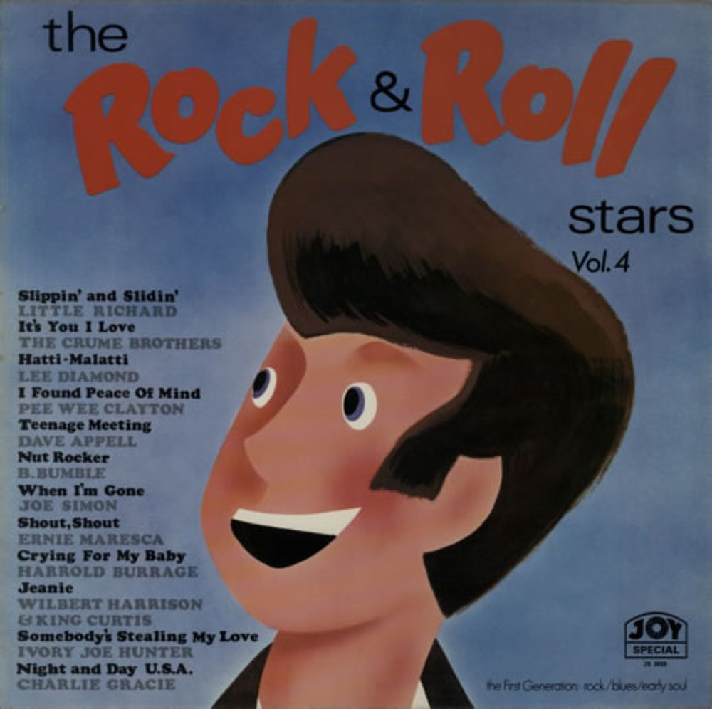 Various-50s/Rock & Roll/Rockabilly The Rock And Roll Stars Vol. 4 UK vinyl LP album (LP record) JS5020