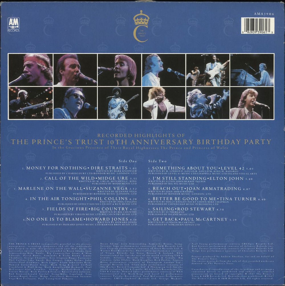 Various-60s & 70s The Prince's Trust 10th Anniversary Birthday Party - EX UK vinyl LP album (LP record)