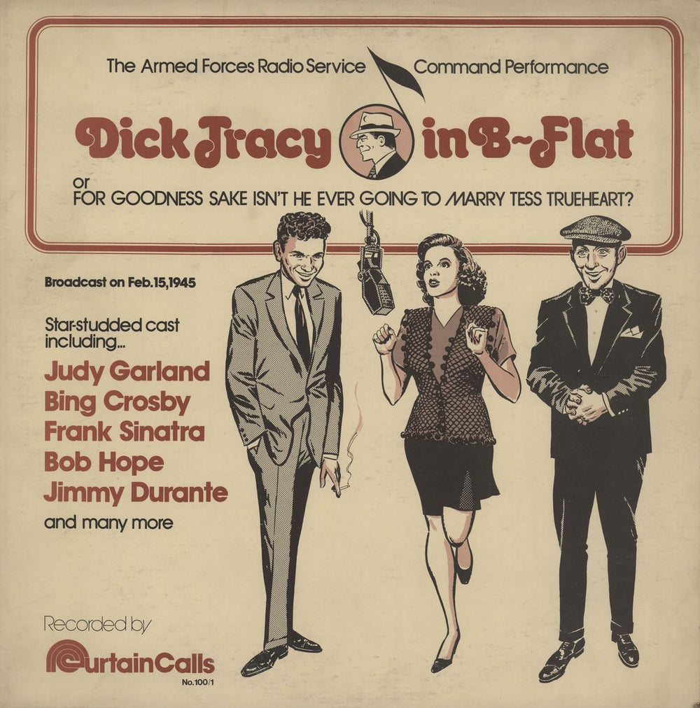 Various Artists Dick Tracy In B Flat US vinyl LP album (LP record) 100/1