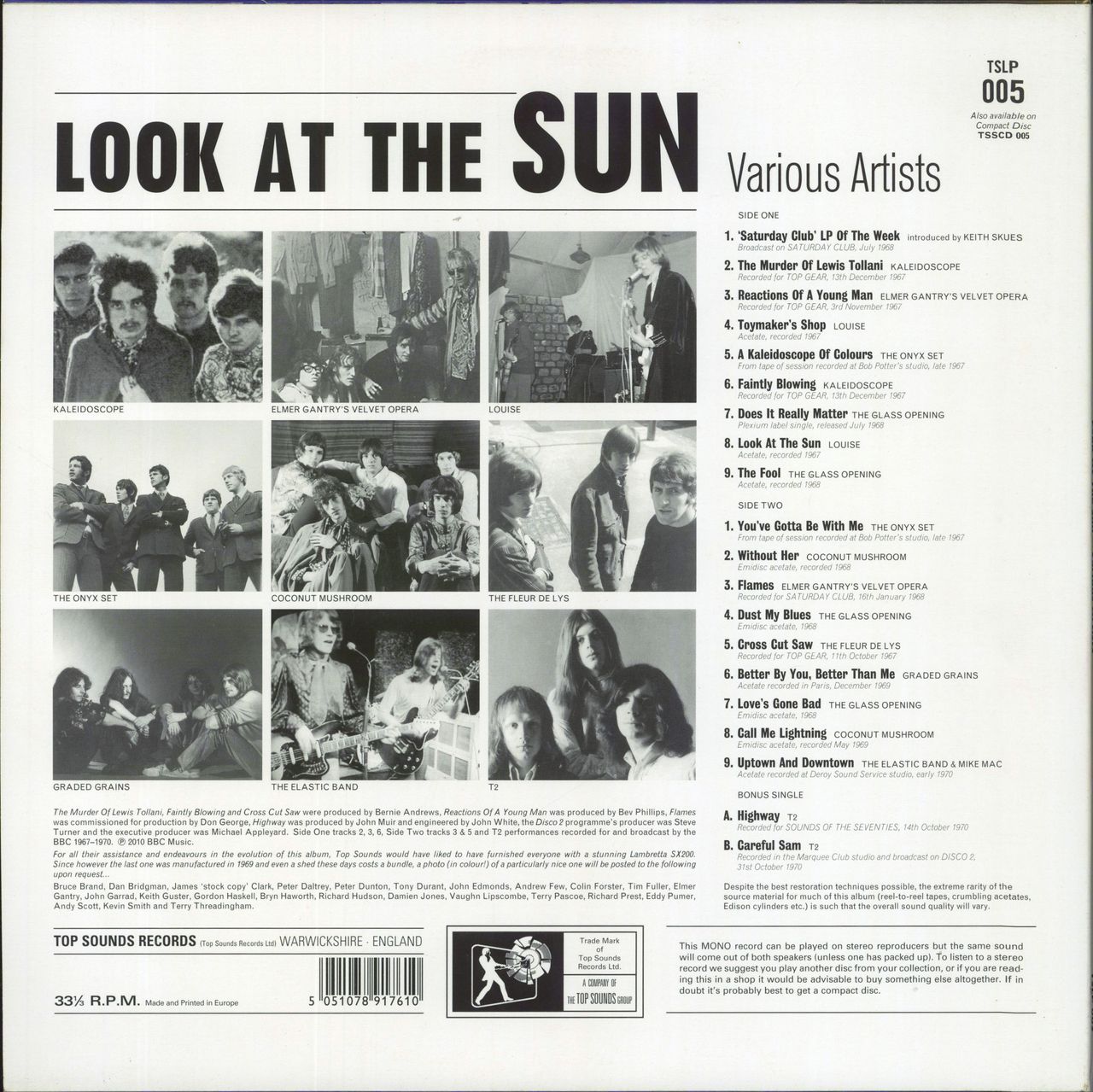 Various Artists Look At The Sun [Precious Seconds Thought